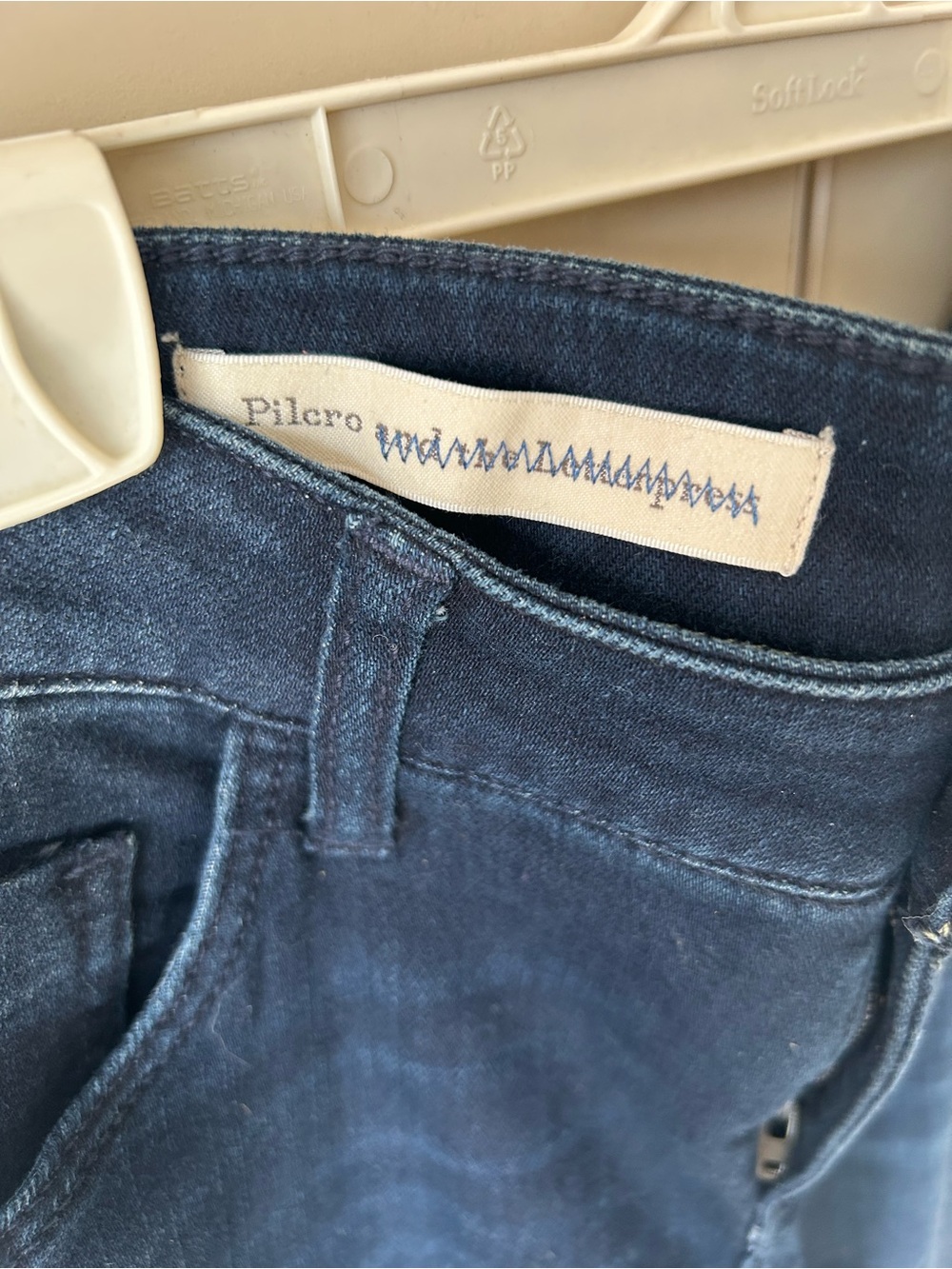 Pilcro Women’s Straight-Leg Jeans in Dark Blue